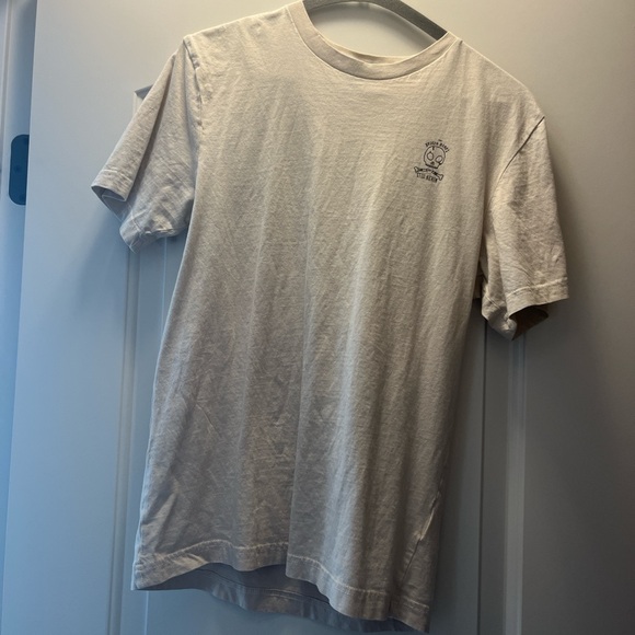 H&M DIVIDED Tan Unisex Skull T- Shirt - Picture 1 of 2